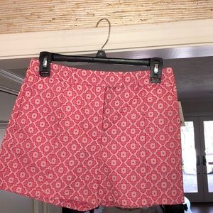 Floral Pattern Pink Shorts (NEVER WORN)